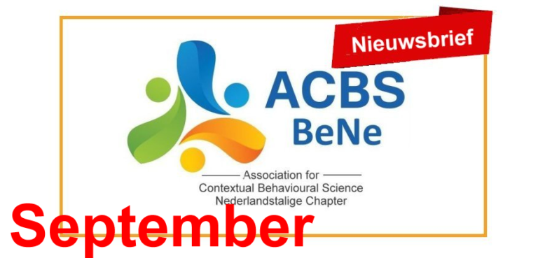September nieuwsbrief ACBS BeNe